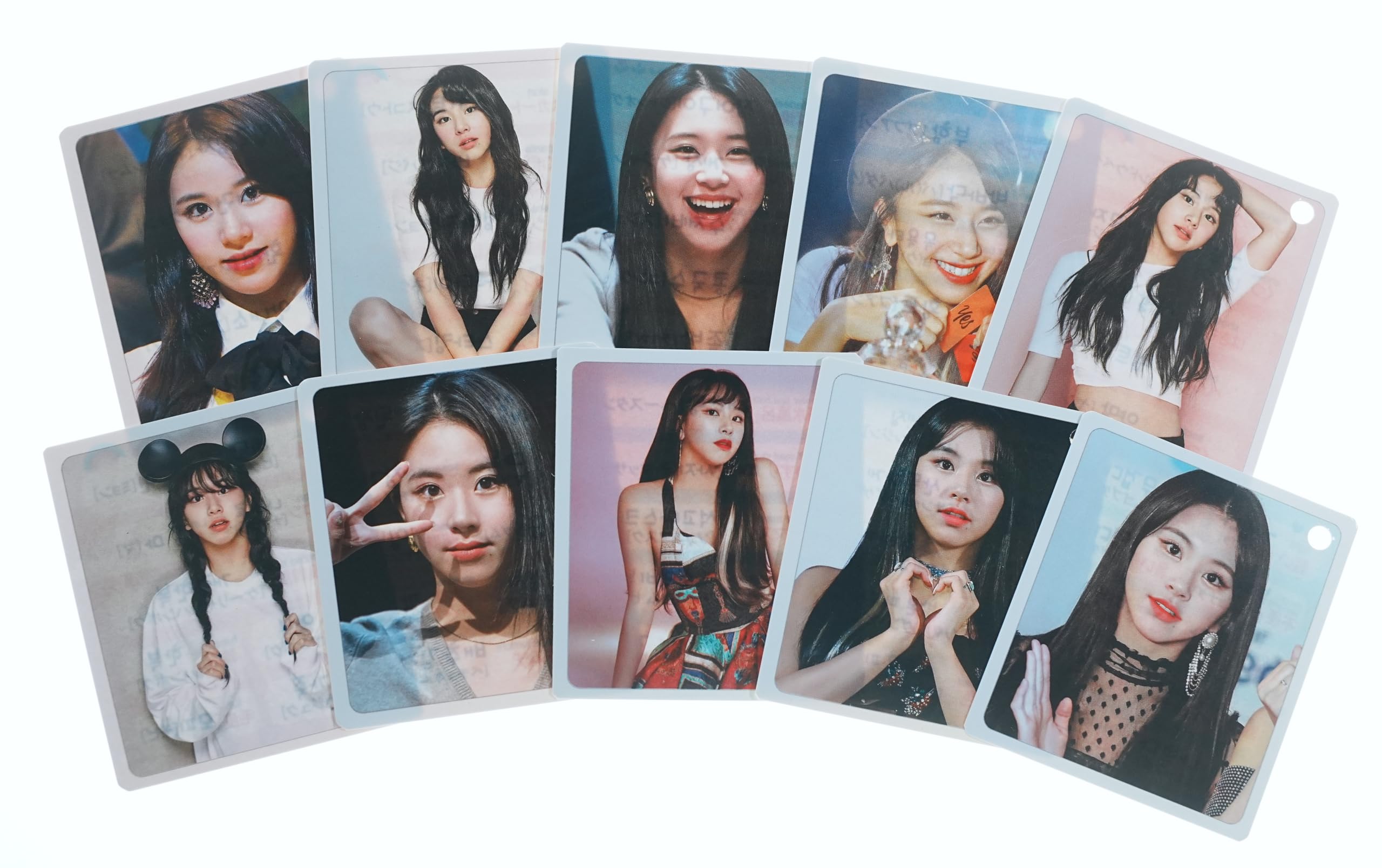 Amazon.co.jp: TWICE チェヨン グッズ 韓国語 単語カード 63枚入 +